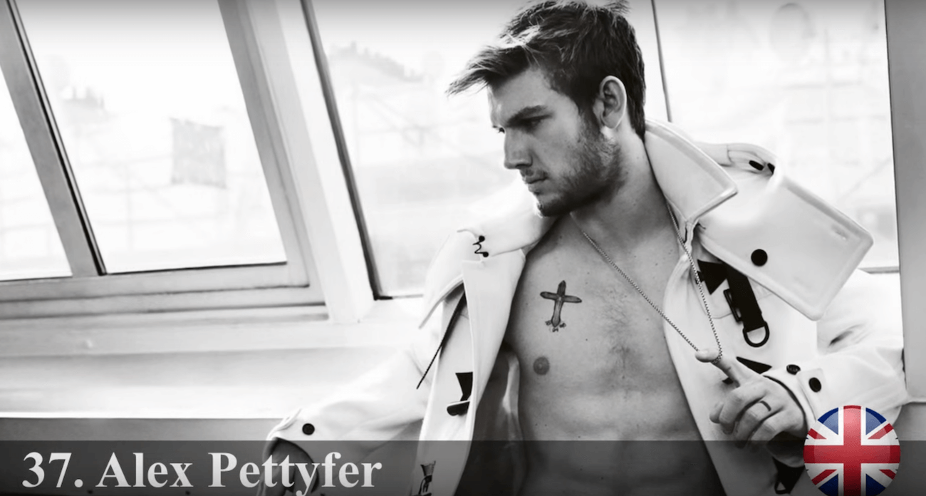 アレックス・ペティファー　世界で最もハンサムな顔100人