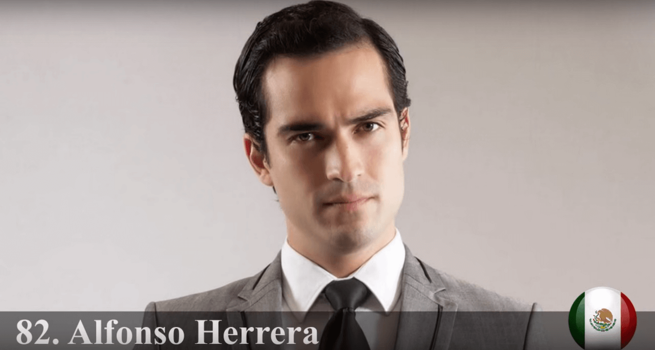 アルフォンソ・エレーラ・ロドリゲス　世界で最もハンサムな顔100人