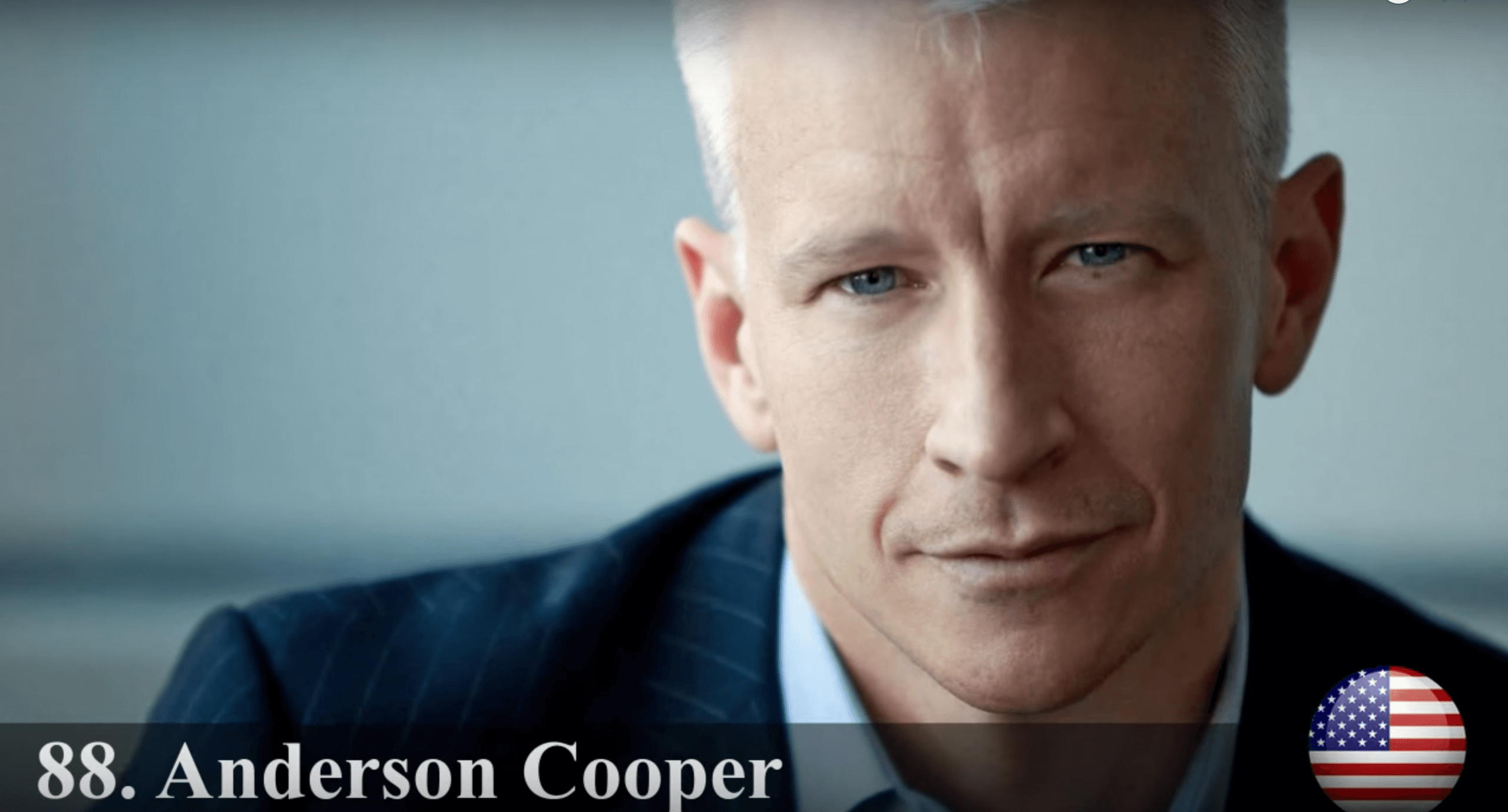 アンダーソン・クーパー　世界最もハンサムな顔100人