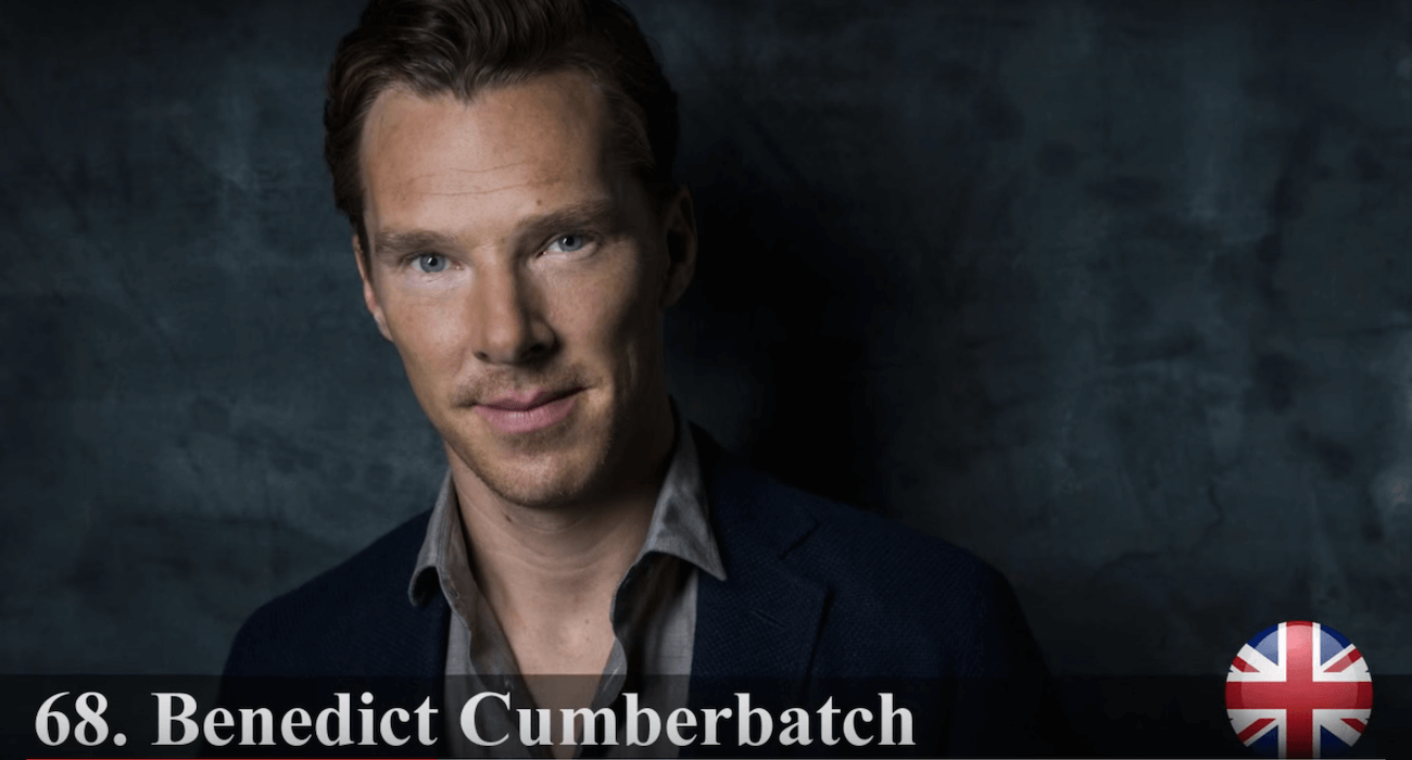 ベネディクト・カンバーバッチ　世界で最もハンサムな顔100人