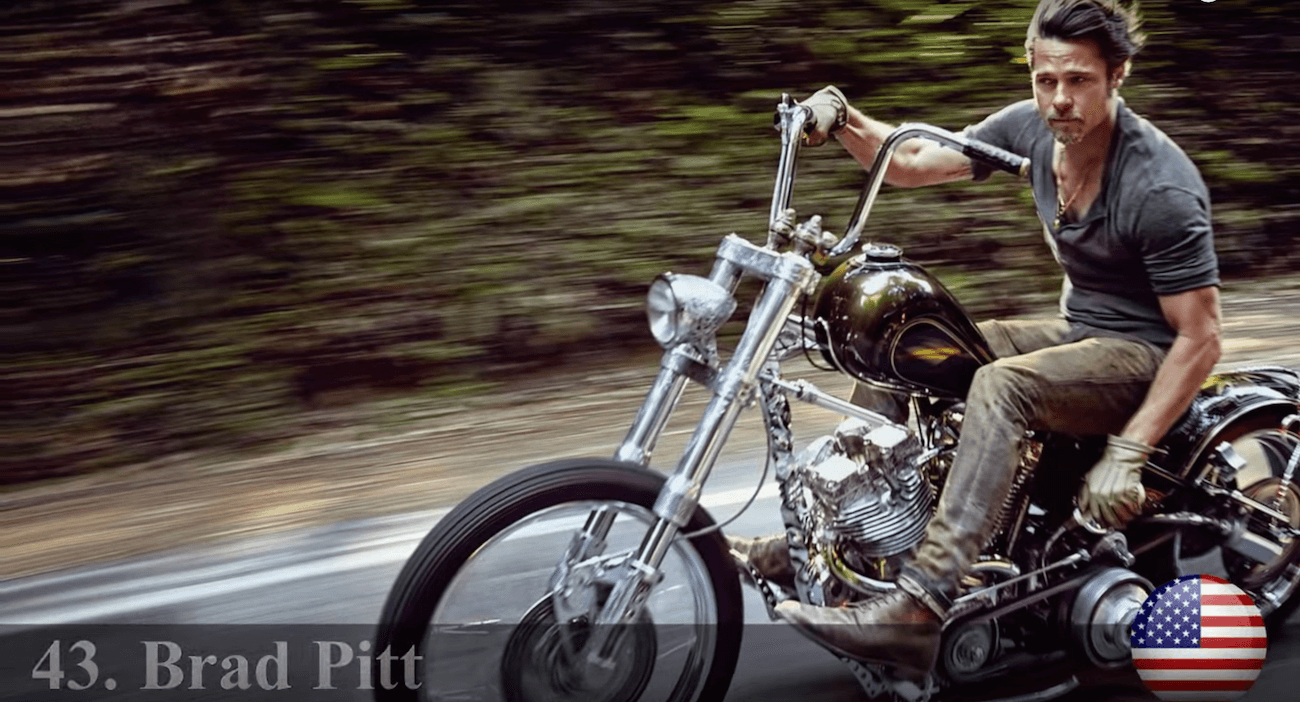 ブラッド・ピット　2015年世界で最もハンサムな顔100人