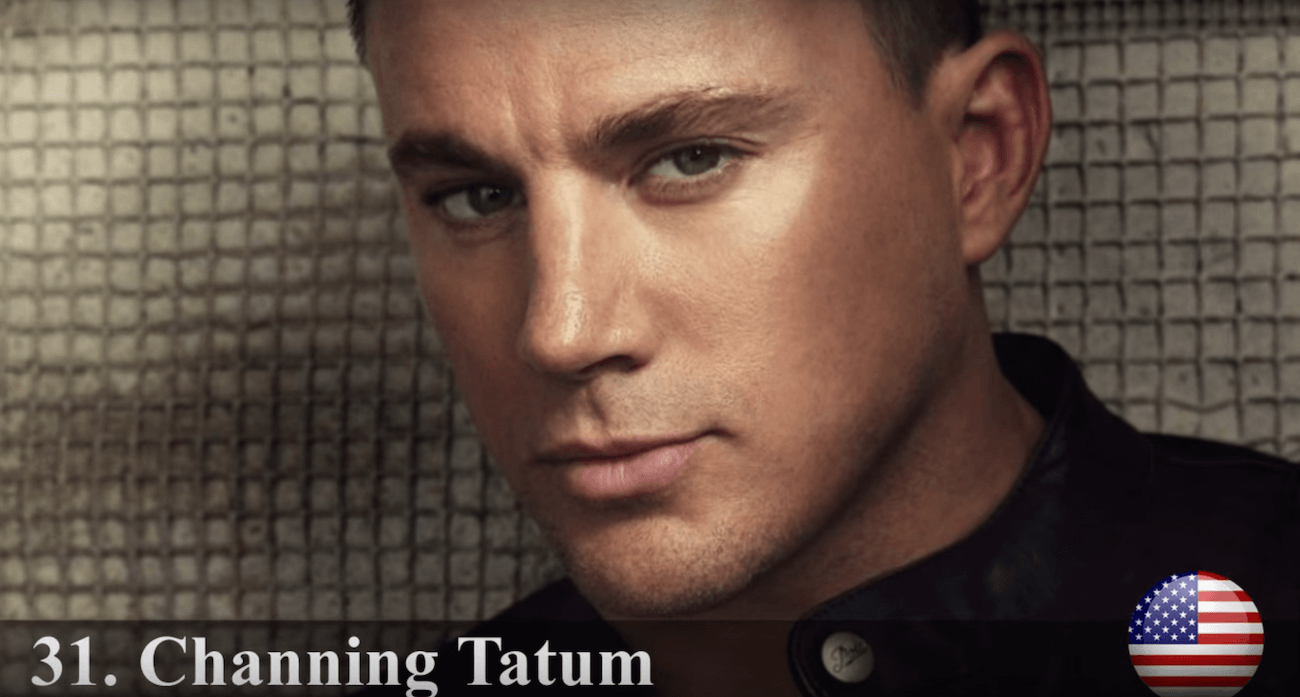 チャニング・マシュー・テイタム　世界で最もハンサムな顔100人