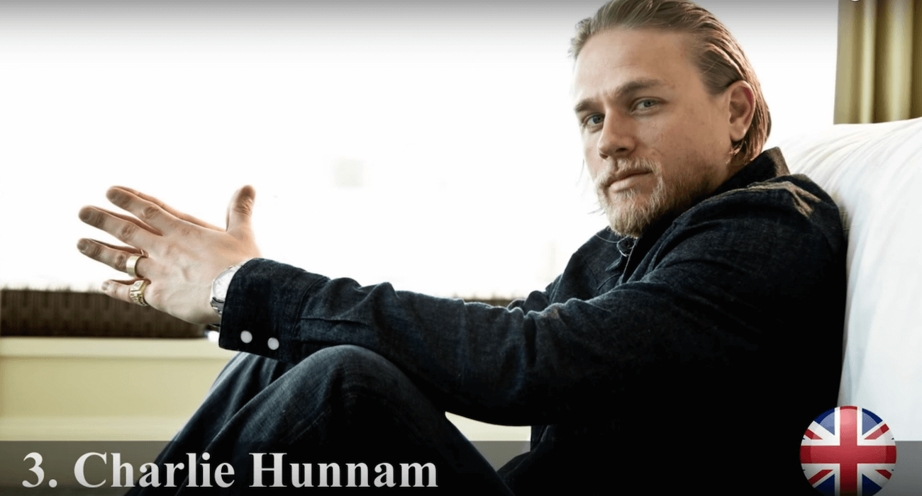 チャーリー・ハナム　世界で最もハンサムな顔100人