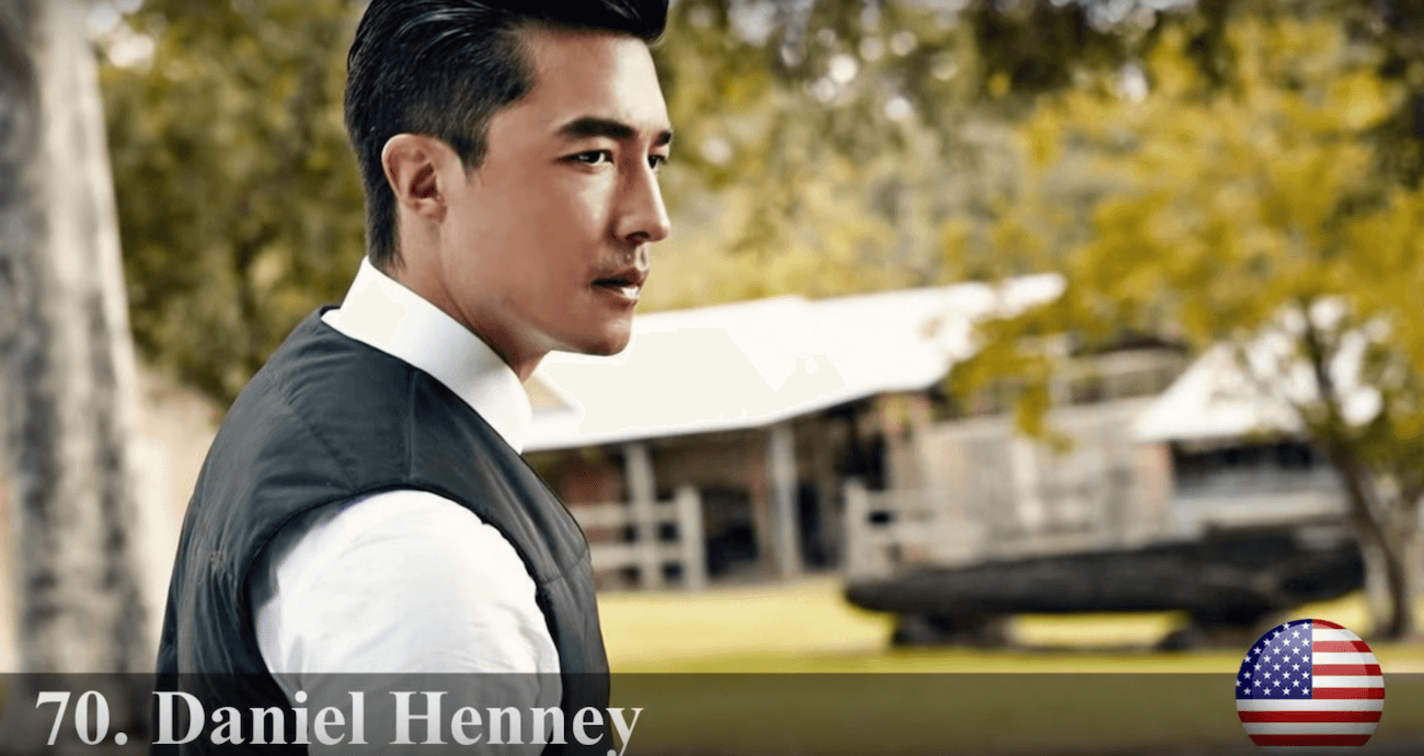 ダニエル・フィリップ・ヘニー　世界で最もハンサムな顔100人