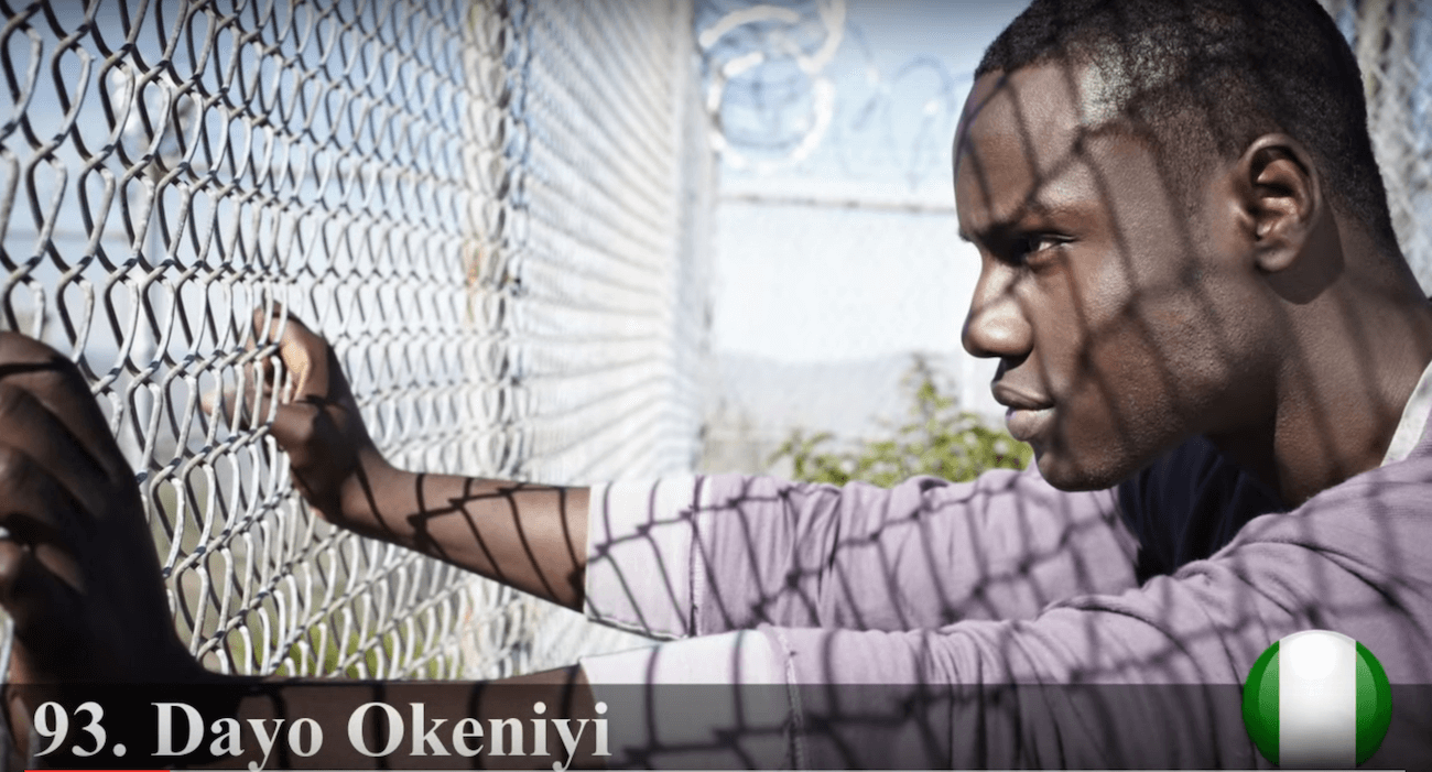 ダヨ・オケニー　世界で最もハンサムな顔100人