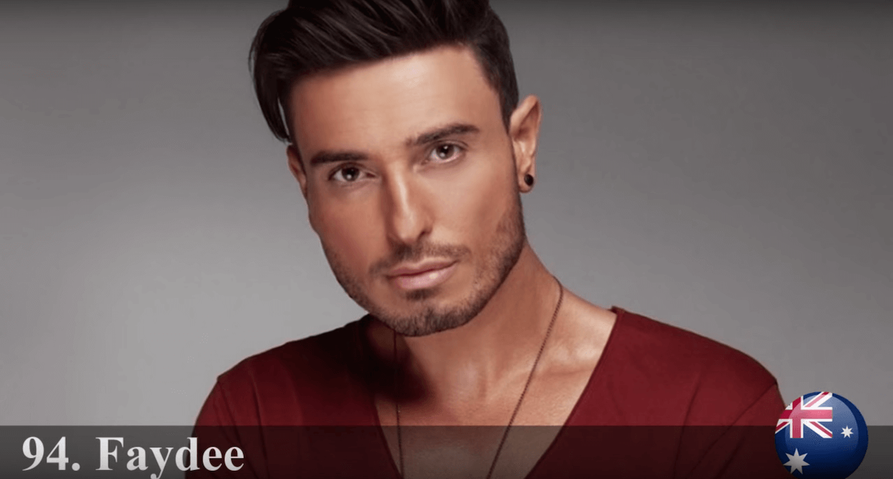 フェイディー　世界で最もハンサムな顔100人