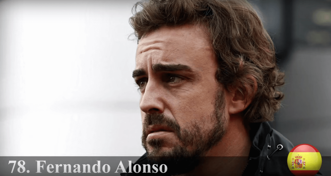 フェルナンド・アロンソ・ディアス　世界で最もハンサムな顔100人