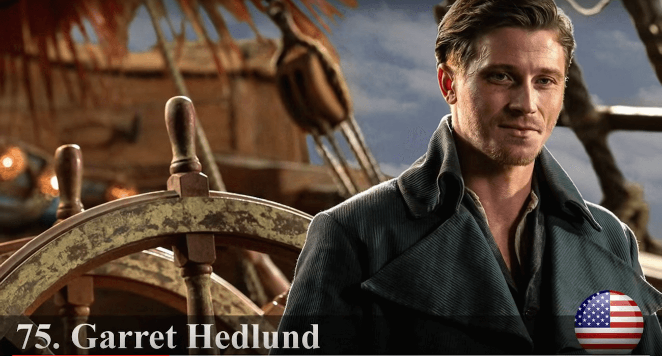 ギャレット・ヘドランド　世界で最もハンサムな顔100人