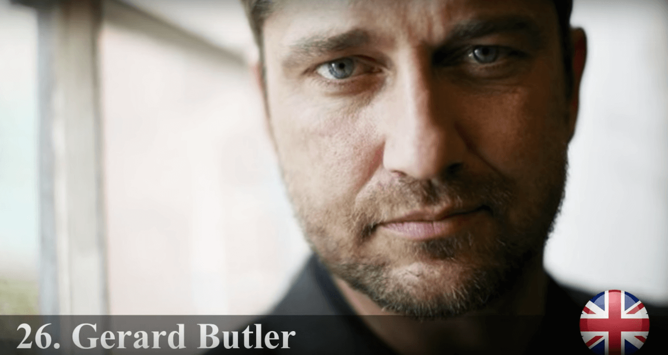 ジェラルド・ジェームズ・バトラー　世界で最もハンサムな顔100人　2015