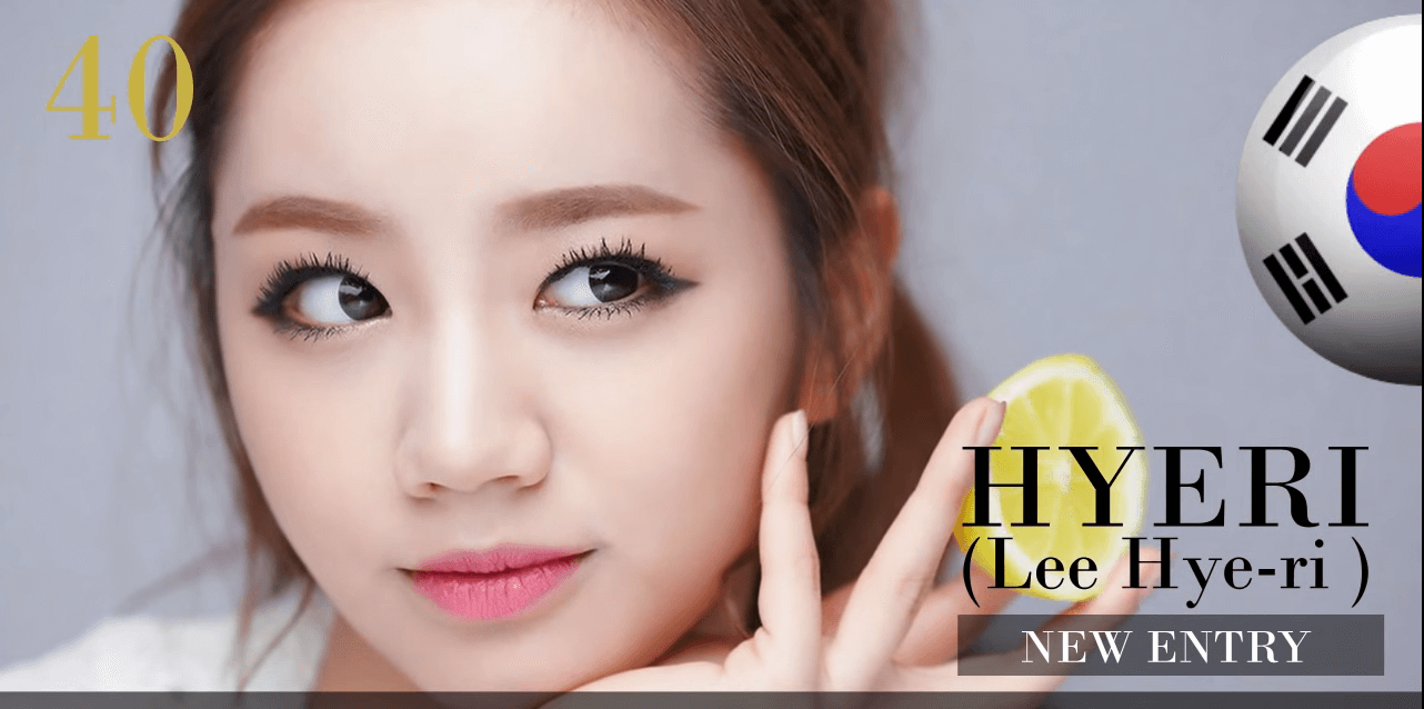 イ・ヘリ　世界で最も美しい顔100人