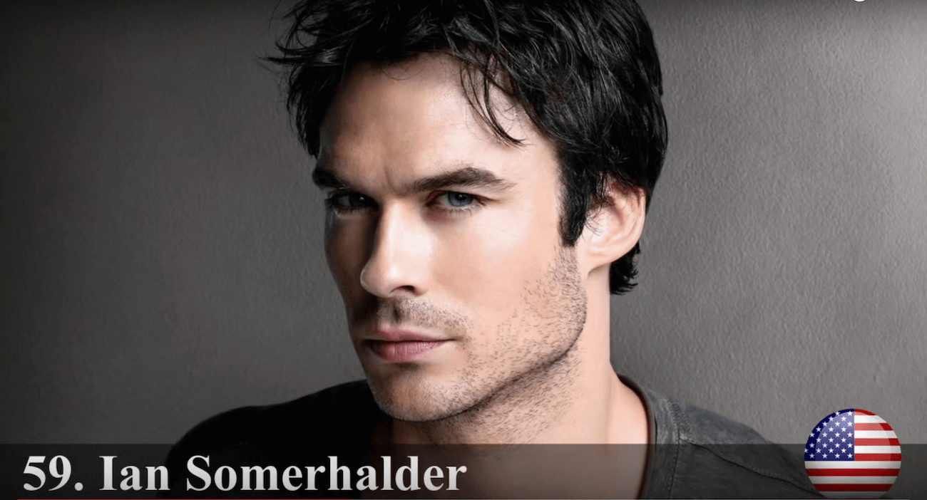 イアン・サマーホルダー　世界で最もハンサムな顔100人