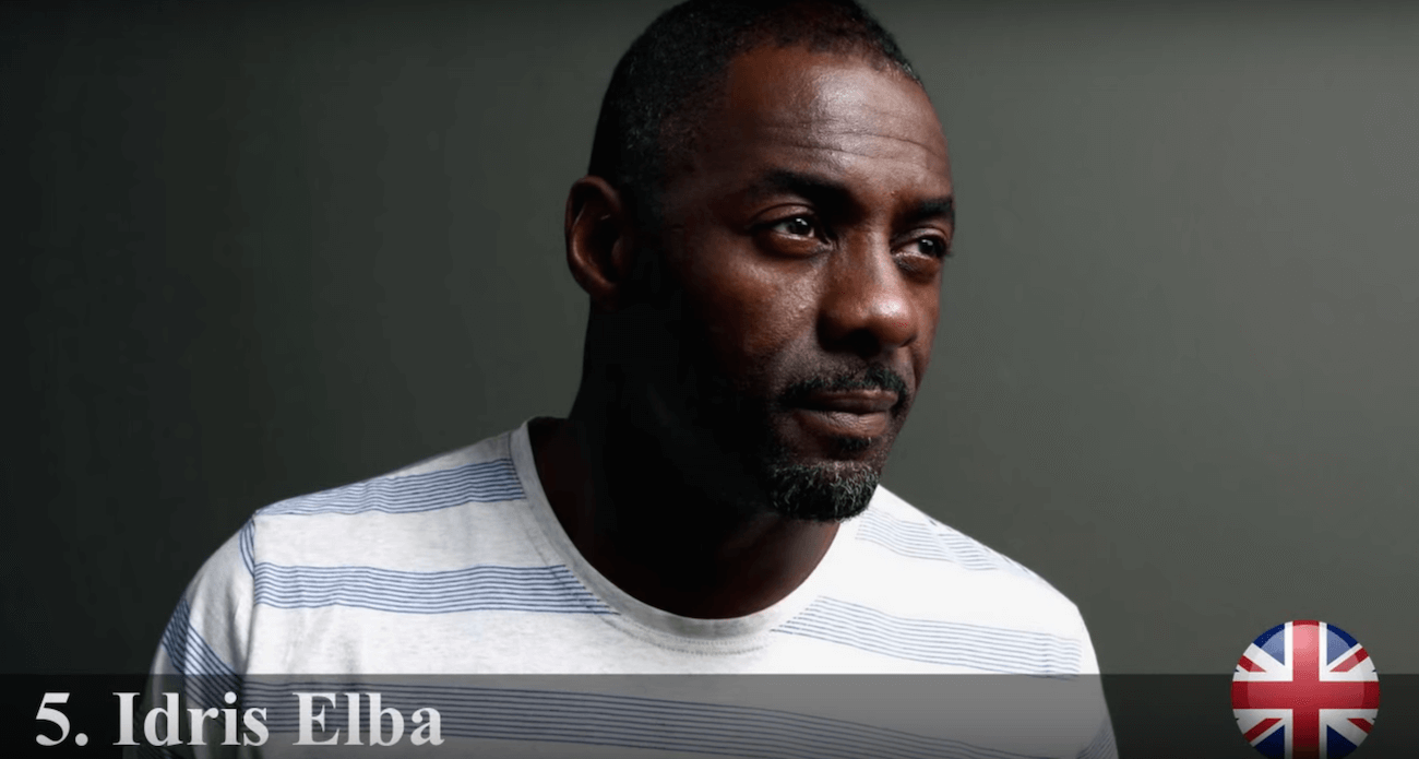 イドリス・エルバ　世界で最もハンサムな顔100人