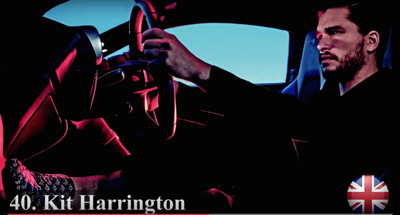 キット・ハリントン　世界で最もハンサムな顔100人