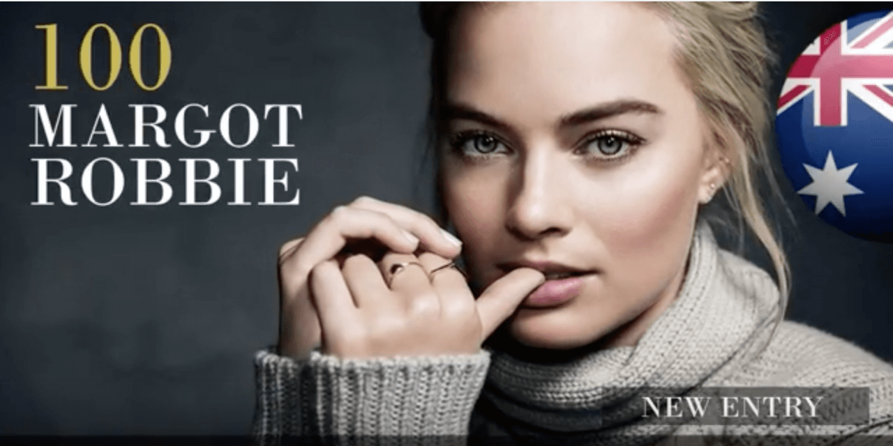 マーゴット・ロビー　世界で最も美しい顔100人