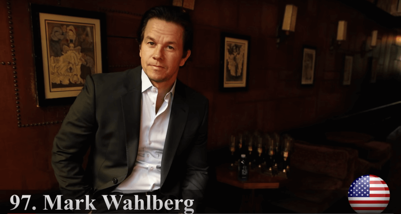 マーク・ウォールバーグ　世界で最もハンサムな顔100人