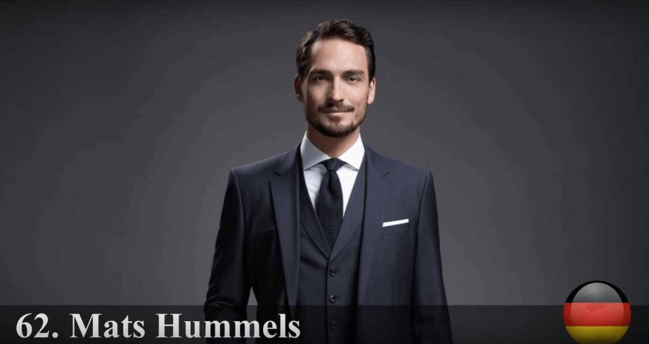 マッツ・フメルス　世界で最もハンサムな顔100人