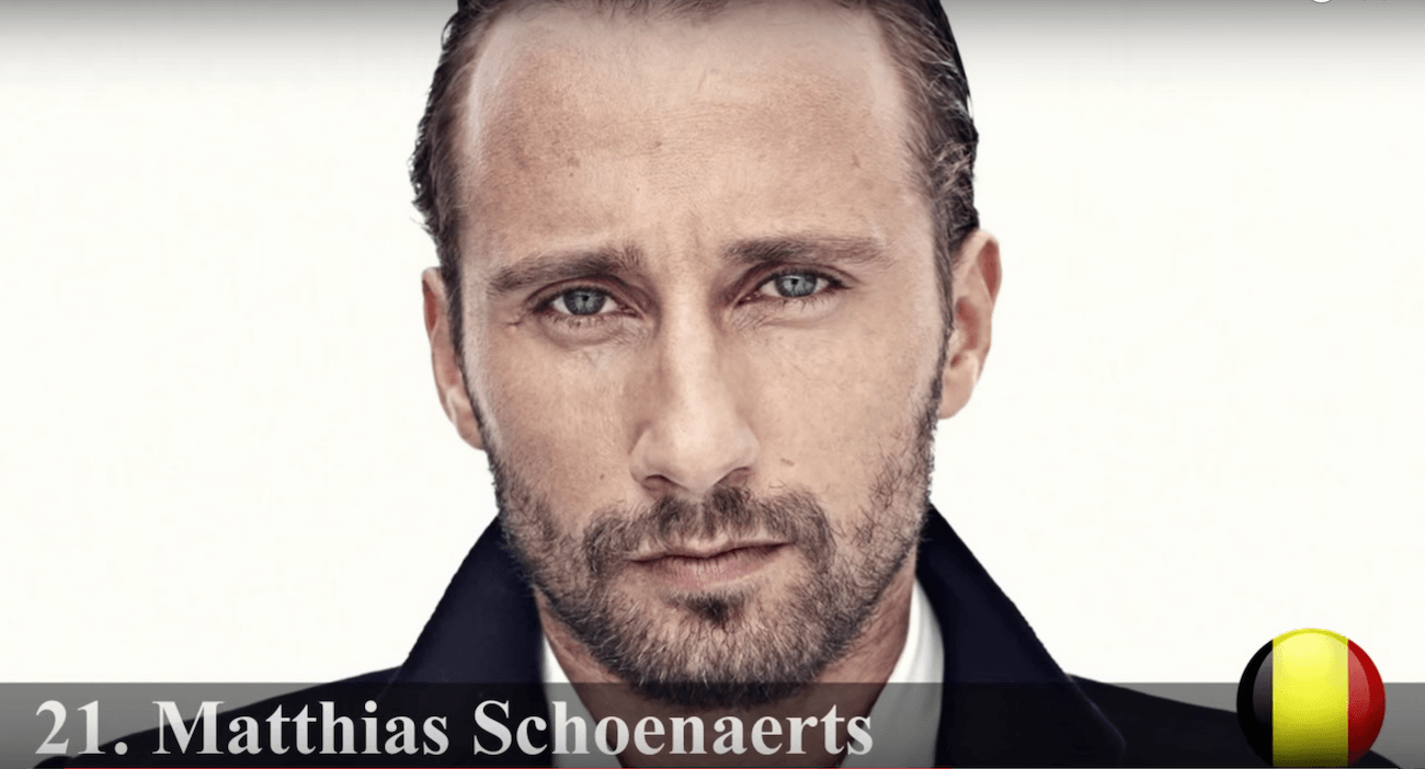 マティアス・スーナールツ　世界で最もハンサムな顔100人