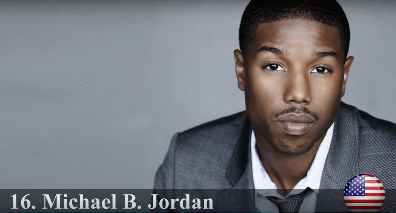 マイケル・B・ジョーダン　世界で最もハンサムな顔100人