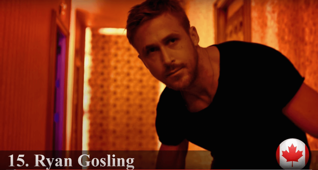 ライアン・ゴズリング　2015年世界で最もハンサムな顔100人
