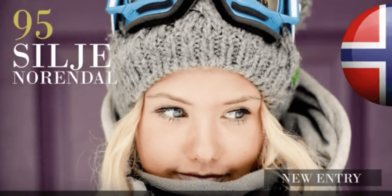 シリエ・ノレンダル　世界で最も美しい顔100人