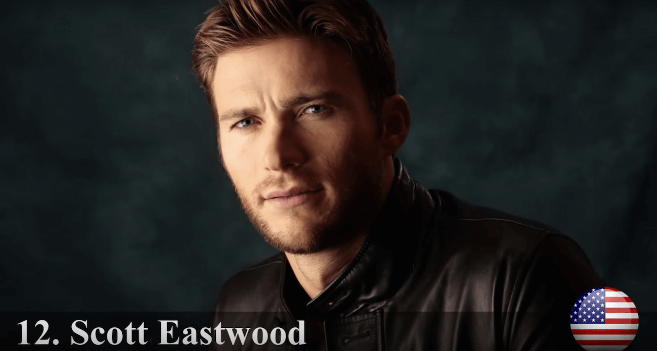 スコット・イーストウッド　世界で最もハンサムな顔100人