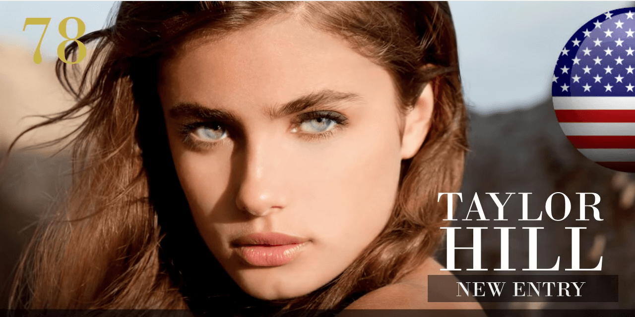 テイラーマリー・ヒル　世界で最も美しい顔100人