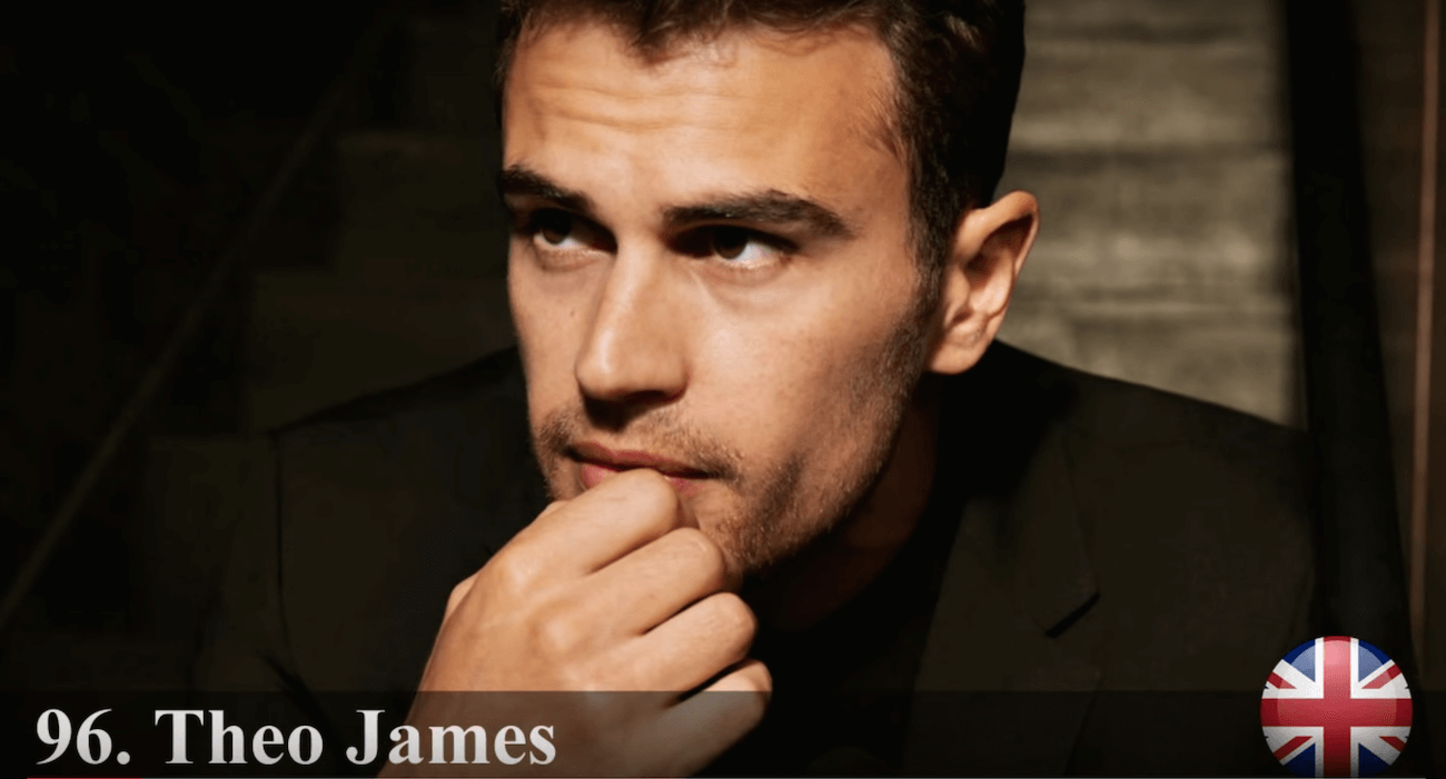 テオ・ジェームズ　世界で最もハンサムな顔100人