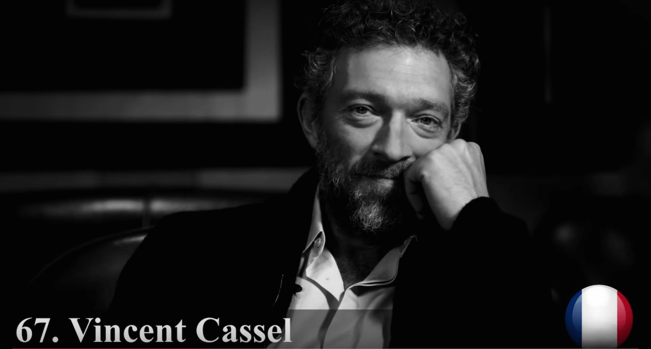 ヴァンサン・カッセル　世界で最もハンサムな顔100人