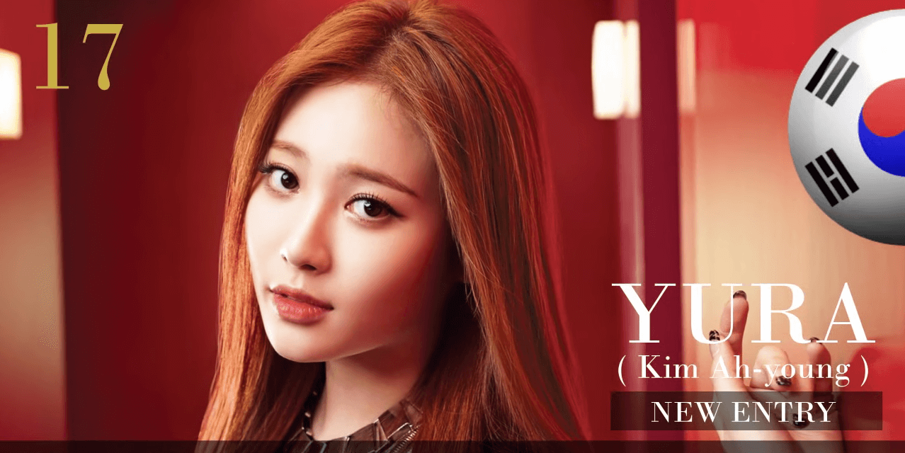 ユラ、キム・アヨン　2015年世界で最も美しい顔100人