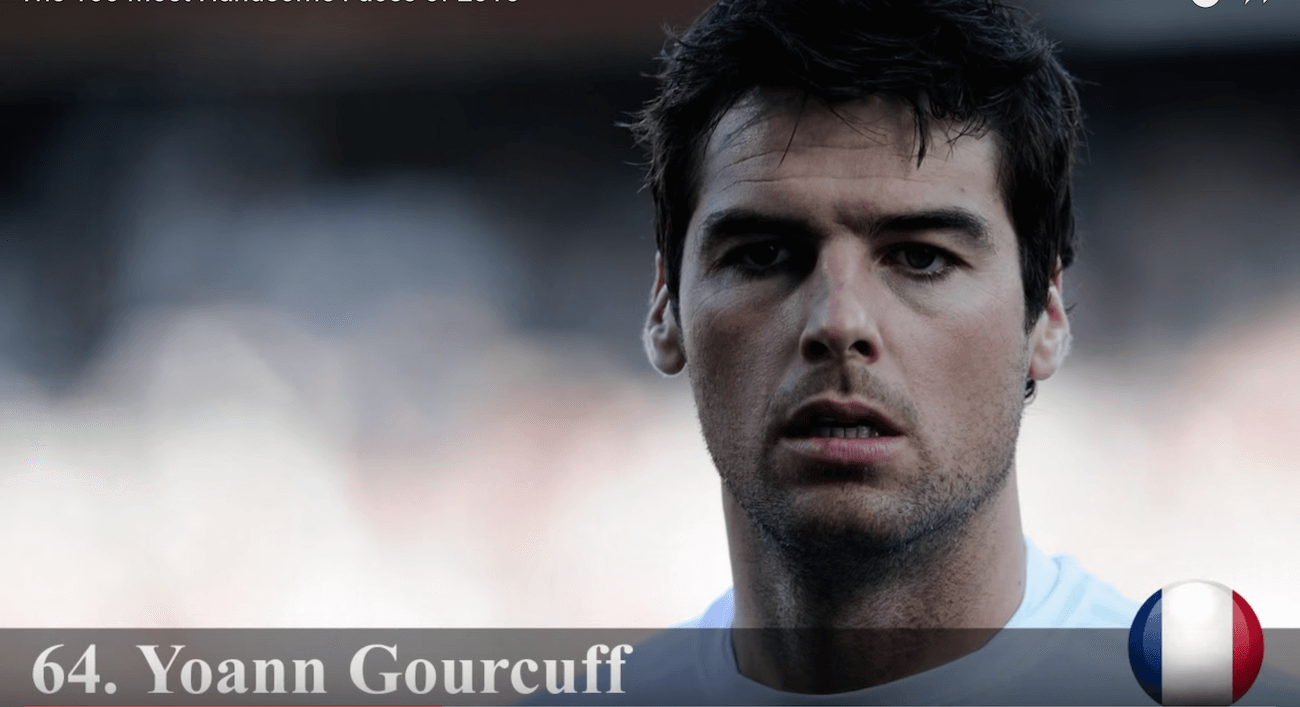 ヨアン・グルキュフ　世界で最もハンサムな顔100人