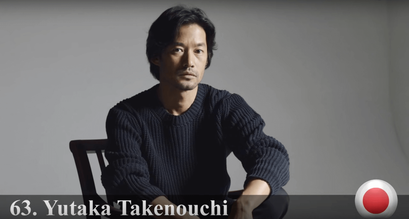 竹野内豊　世界で最もハンサムな顔100人