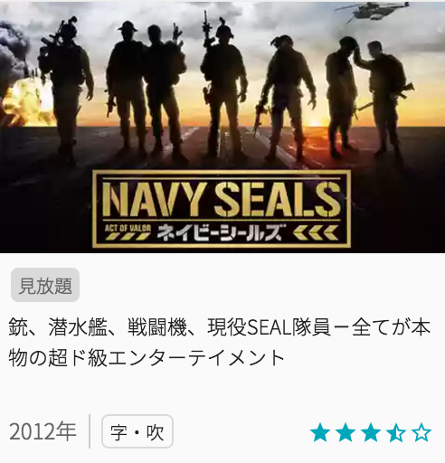 映画ネイビーシールズの見どころと画像