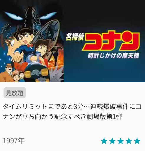 映画コナンの映画シリーズの見どころと画像