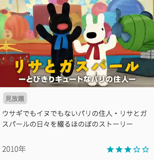 映画リサとガスパール　-とびきりキュートなパリの住人-の見どころと画像