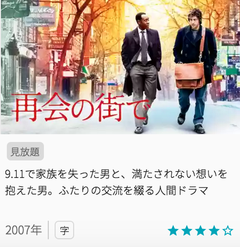 映画再会の街での見どころと画像