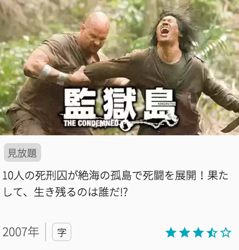 映画監獄島の見どころと画像