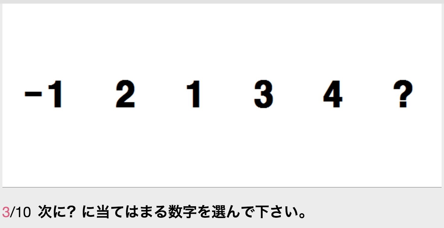 すごく難しいIQテストの問題