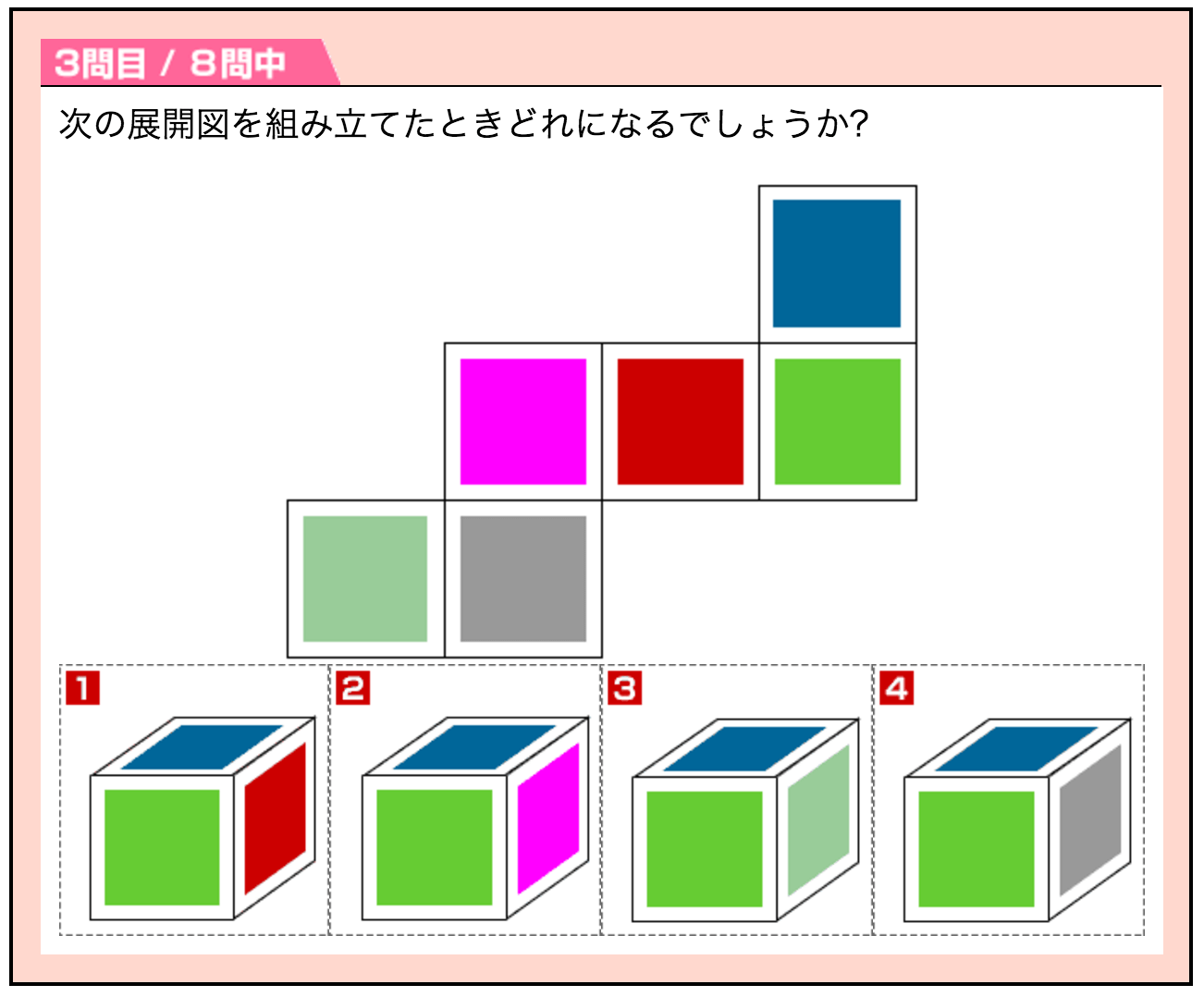 IQテストの問題2