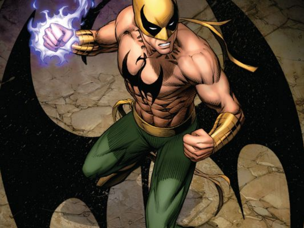 マーベルアニメに出るアイアンフィストのマーベル原作コミック版イメージ