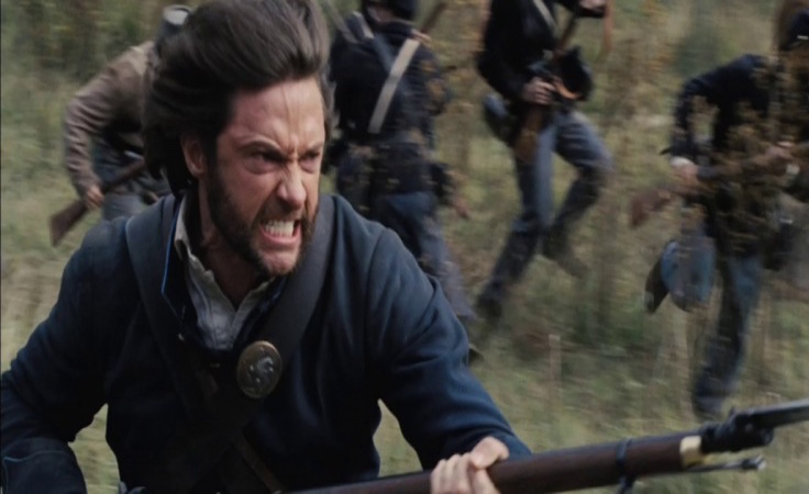 ウルヴァリンが南北戦争で戦っているところ