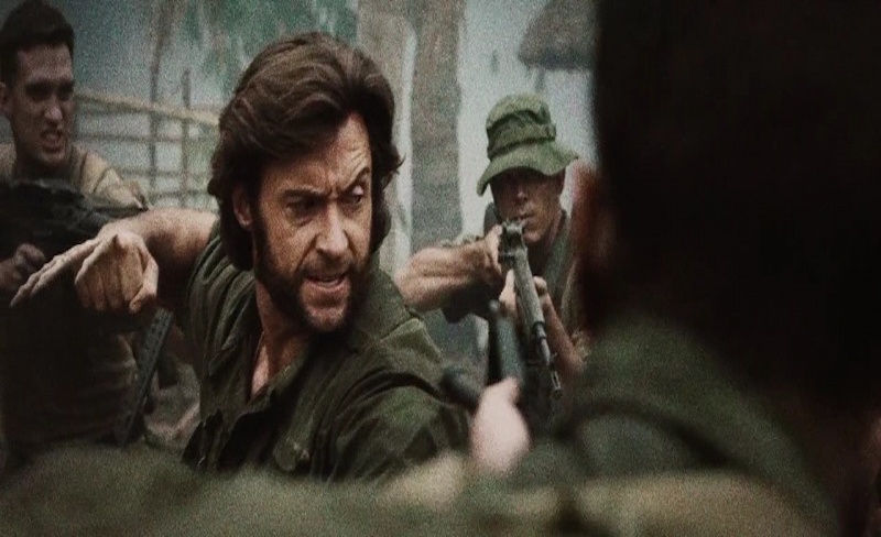 ウルヴァリンがベトナム戦争で戦っているところ