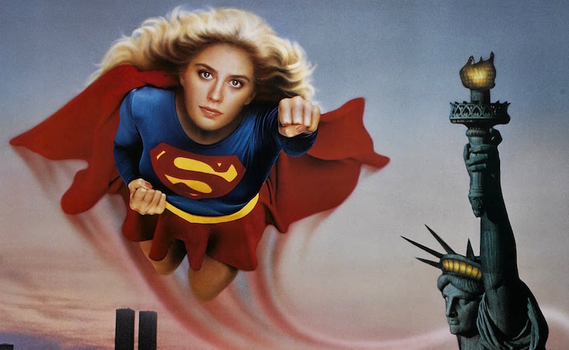 スーパーマンのスピンオフ映画スーパーガールの主演ヘレン・スレイターの画像