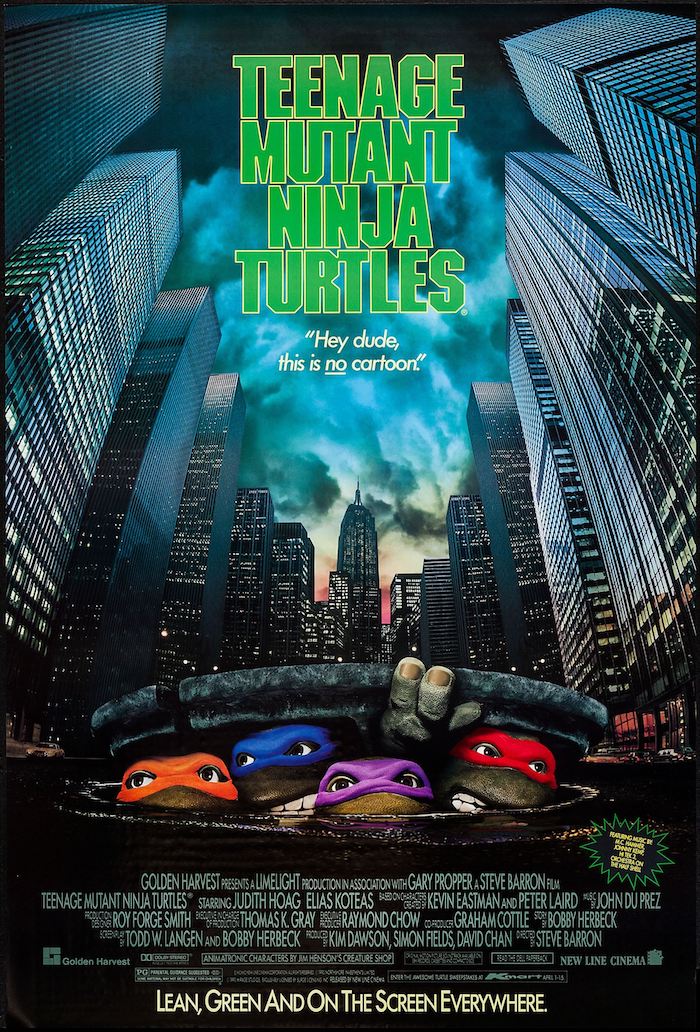 映画『ミュータント・タートルズ』(1990年)の登場人物と画像