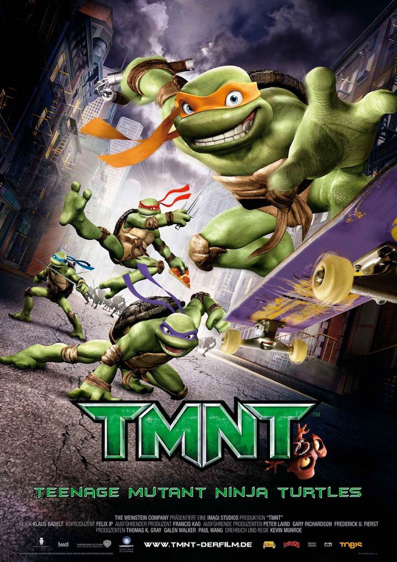 映画『ミュータント・タートルズ -TMNT-』(2007年)の登場人物と画像