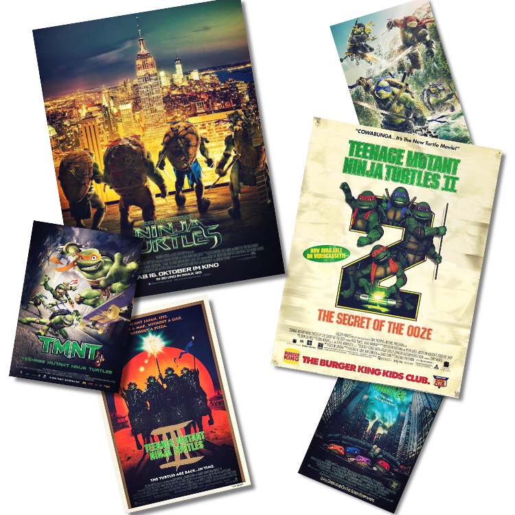ミュータント・ニンジャ・タートルズの映画シリーズの映画一覧