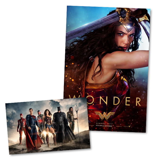 2017年に公開されるDCコミックス映画2作品の一覧