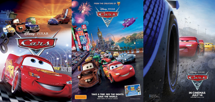 カーズシリーズの映画一覧