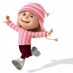 ミニオンズ・スチュアートのモデルになったイディスの画像