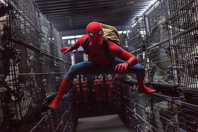 スパイダーマンユニバースの一場面